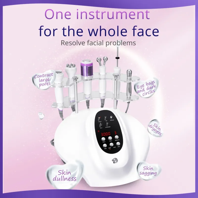 5 in 1 Ultrasonic Professional Microcurrent Facial Machine